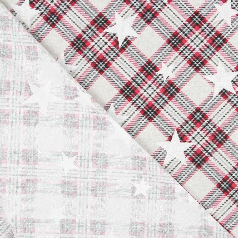 Leinwand Sterne Plaid Hintergrund - Ribes y Casals