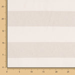 Canvas-Polsterung Breite Beige Streifen - Ribes y Casals