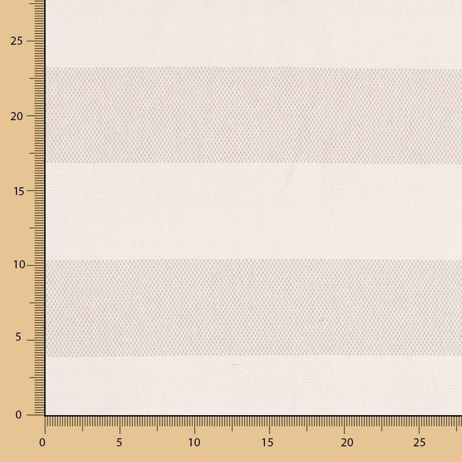 Canvas-Polsterung Breite Beige Streifen - Ribes y Casals