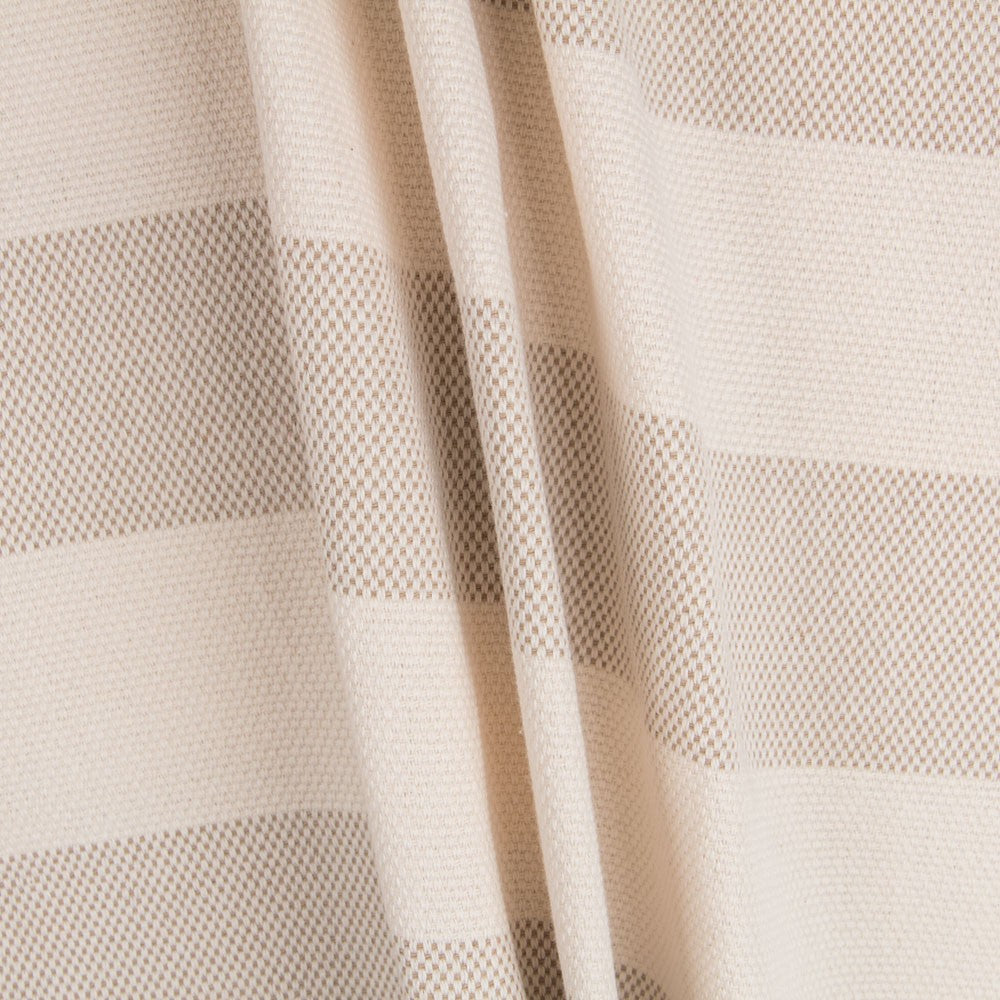 Canvas-Polsterung Breite Beige Streifen - Ribes y Casals