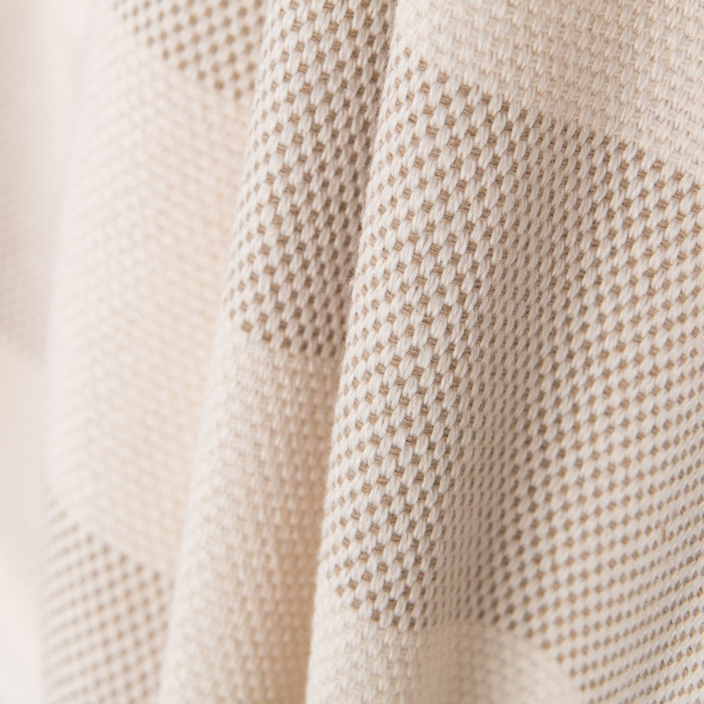 Canvas-Polsterung Breite Beige Streifen - Ribes y Casals