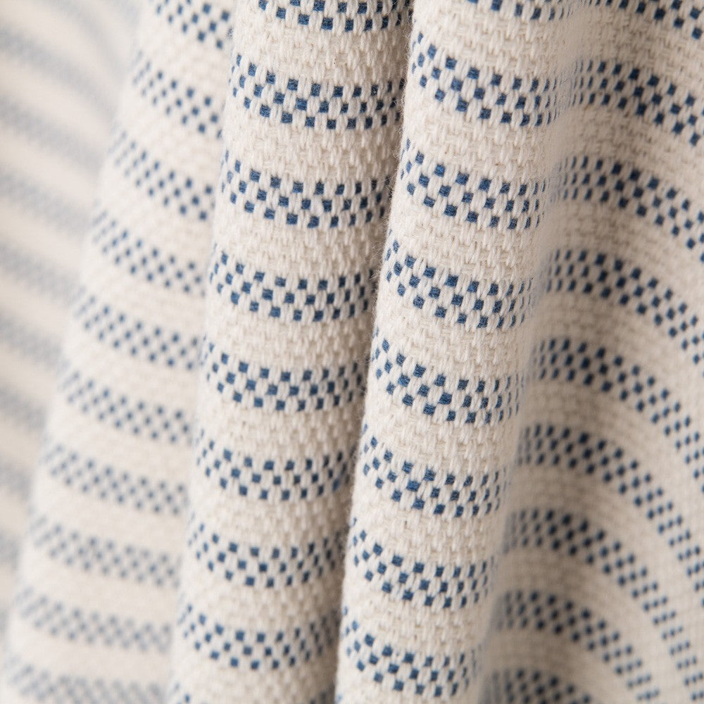 Segeltuchpolsterung Fine Stripe Blau - Ribes y Casals
