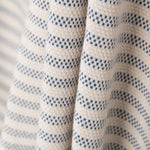 Segeltuchpolsterung Fine Stripe Blau - Ribes y Casals