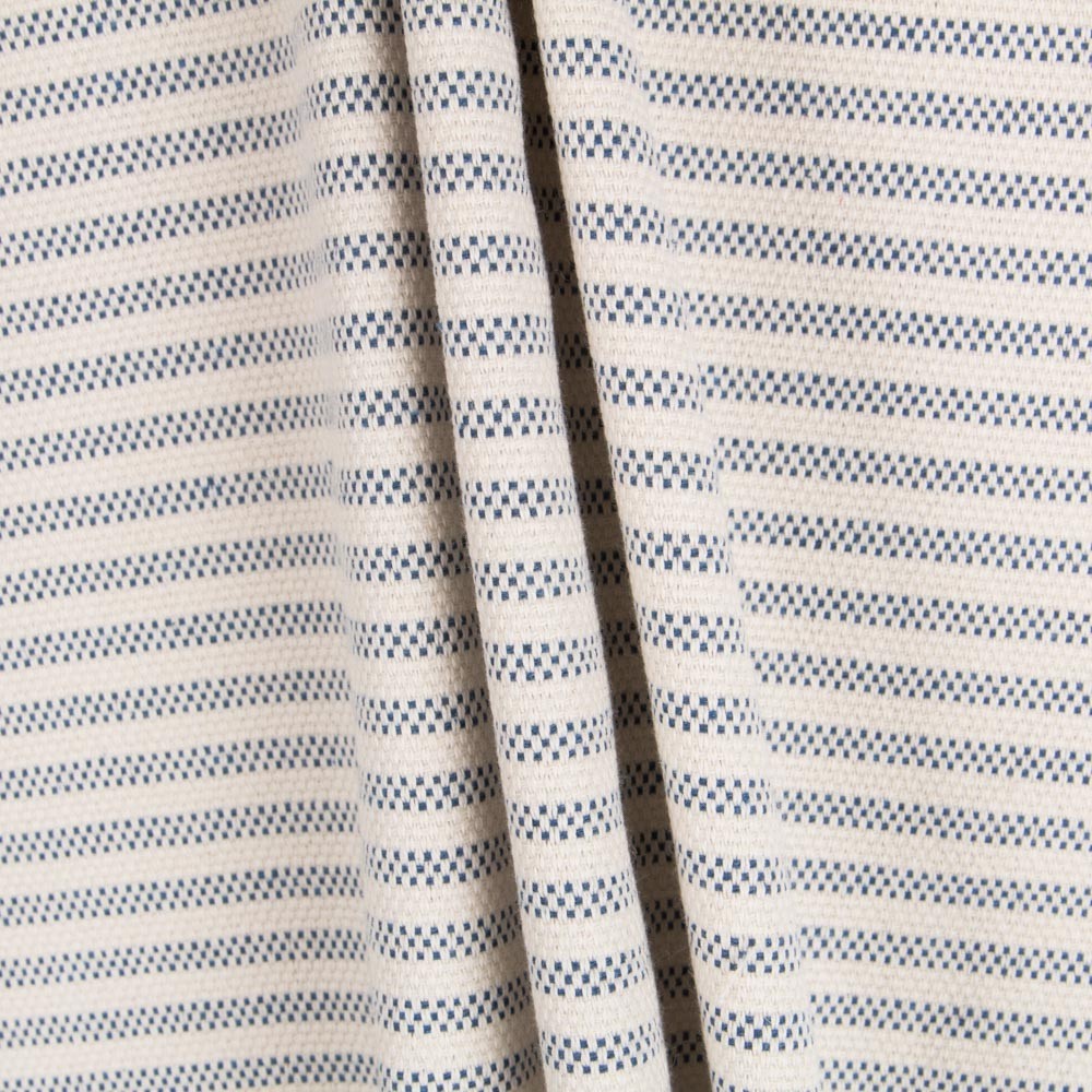 Segeltuchpolsterung Fine Stripe Blau - Ribes y Casals