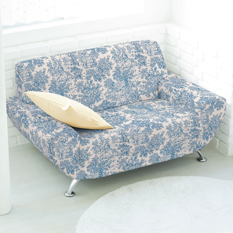 Segeltuch Toile de Jouy Blau - Ribes y Casals