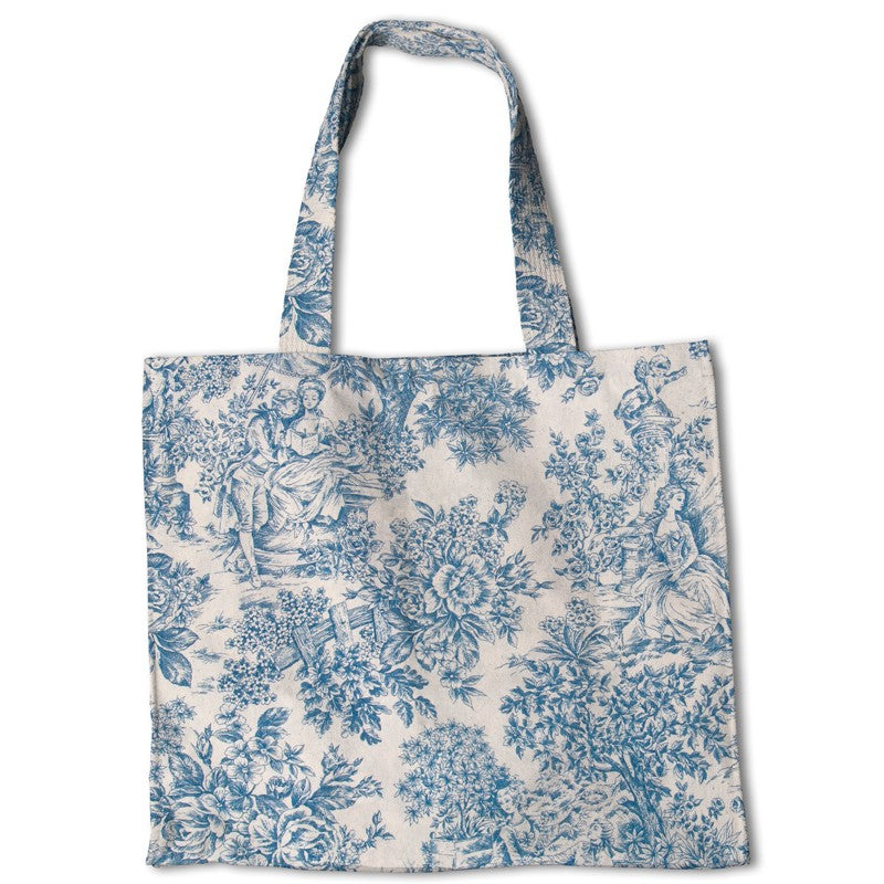 Segeltuch Toile de Jouy Blau - Ribes y Casals