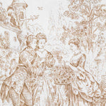 Canvas Toile de Jouy Beige - Ribes y Casals