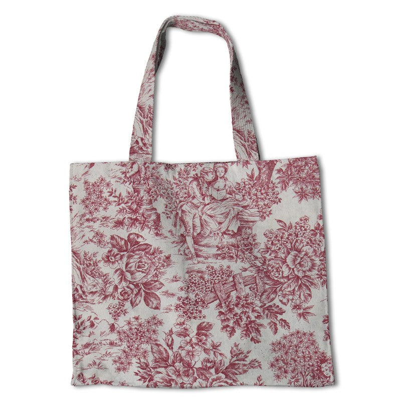 Canvas Toile de Jouy Kastanienbraun - Ribes y Casals