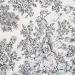 Canvas Toile de Jouy Schwarz - Ribes y Casals