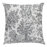 Canvas Toile de Jouy Schwarz - Ribes y Casals