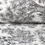 Canvas Toile de Jouy Schwarz - Ribes y Casals