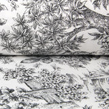 Canvas Toile de Jouy Schwarz - Ribes y Casals