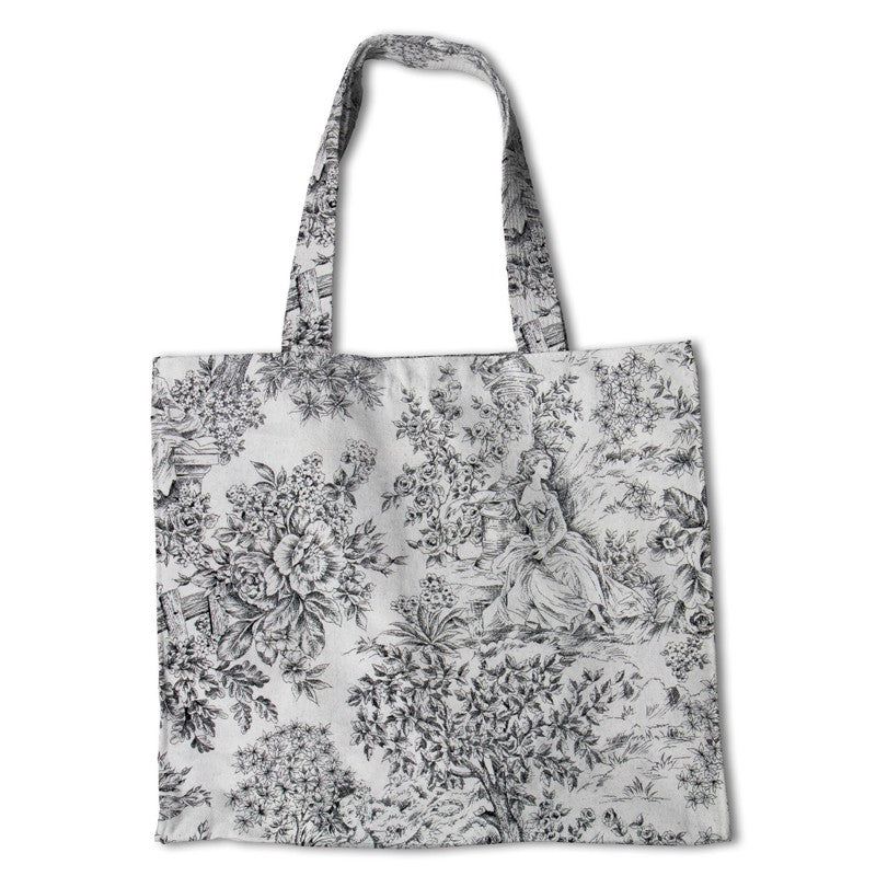 Canvas Toile de Jouy Schwarz - Ribes y Casals