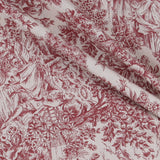 Segeltuch Toile de Jouy Rot - Ribes y Casals