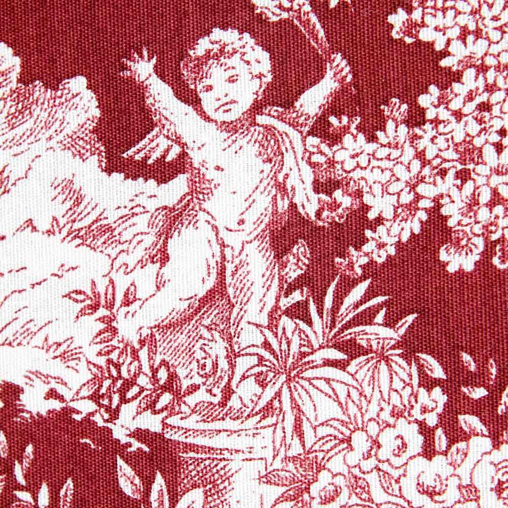 Canvas Toile Jouy Maroon Hintergrund - Ribes y Casals