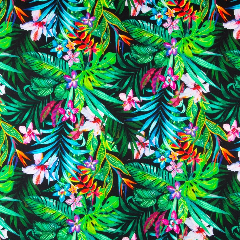 Tropical Segeltuch Schwarz - Ribes y Casals