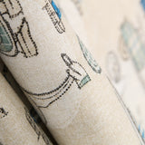 Vespas aus Segeltuch Beige - Ribes y Casals