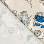 Vespas aus Segeltuch Beige - Ribes y Casals