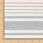 Canvas Baumwolle Baumwolle Streifen Blau Schuss - Ribes y Casals