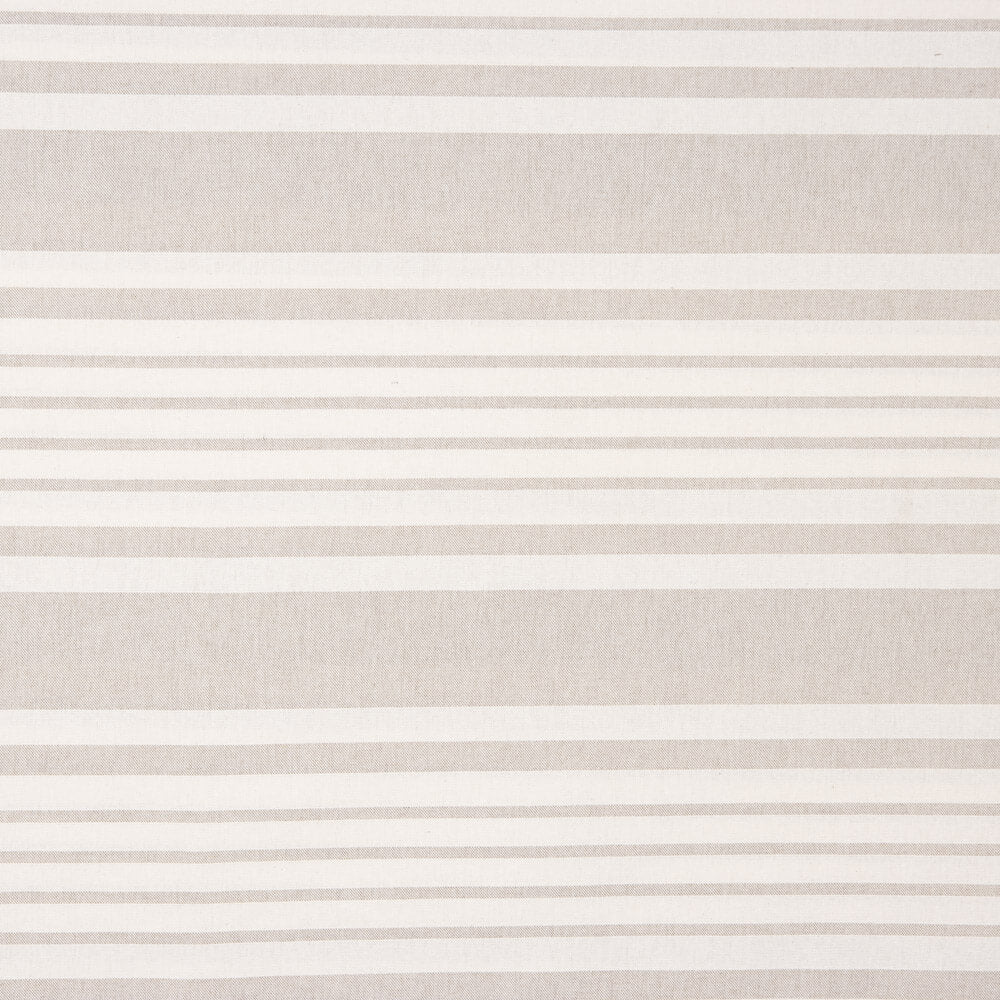 Canvas Baumwolle Baumwolle Streifen Schuss Beige - Ribes y Casals