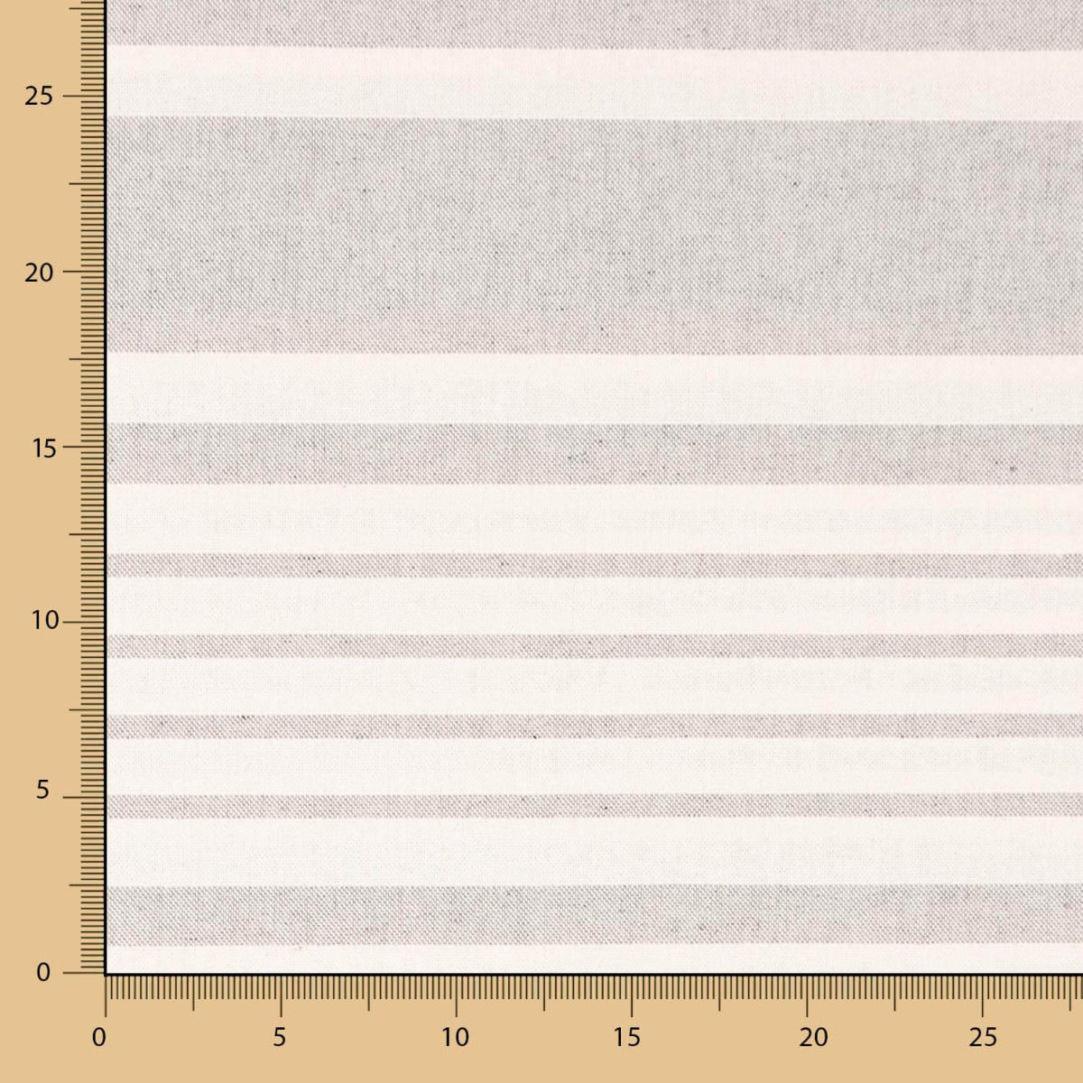 Canvas Baumwolle Baumwolle Streifen Hellgrau Schuss - Ribes y Casals