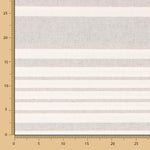Canvas Baumwolle Baumwolle Streifen Hellgrau Schuss - Ribes y Casals