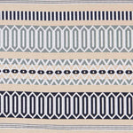 Bayadera Blau Jacquard Bayadera Polstermöbel - Ribes y Casals