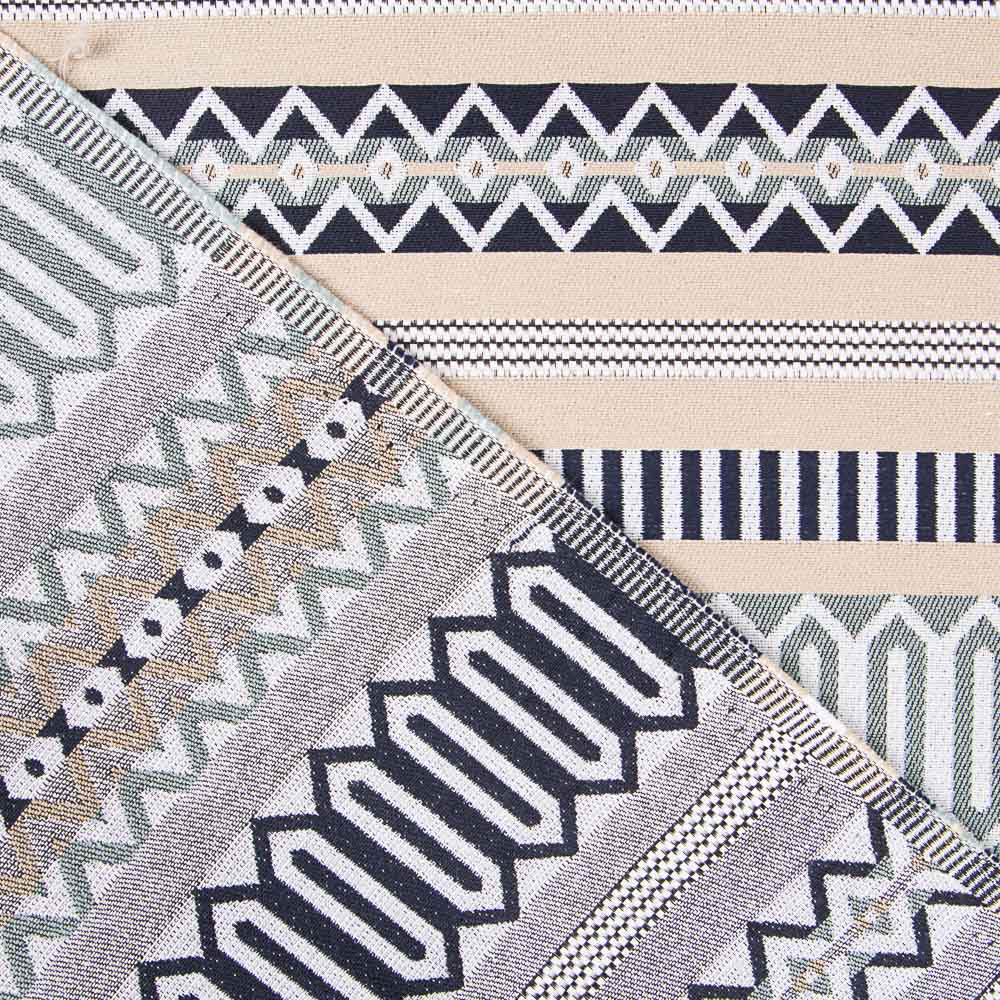 Bayadera Blau Jacquard Bayadera Polstermöbel - Ribes y Casals