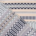 Bayadera Blau Jacquard Bayadera Polstermöbel - Ribes y Casals