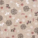 Rustikale Winter-Weihnachts-Leinwand - Ribes y Casals