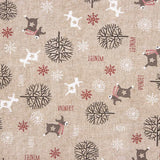 Rustikale Winter-Weihnachts-Leinwand - Ribes y Casals