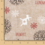 Rustikale Winter-Weihnachts-Leinwand - Ribes y Casals
