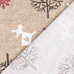 Rustikale Winter-Weihnachts-Leinwand - Ribes y Casals