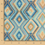 Bedrucktes Segeltuch Boho Blues - Ribes y Casals