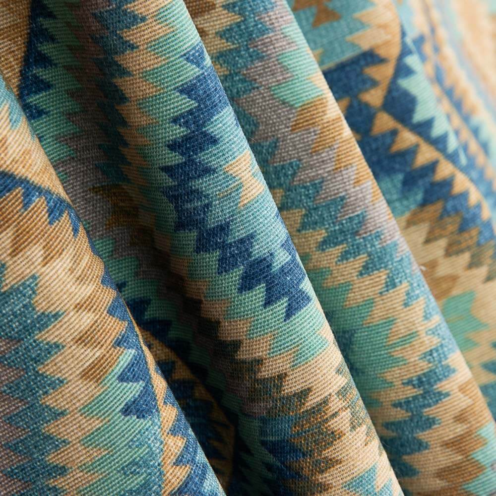 Bedrucktes Segeltuch Boho Blues - Ribes y Casals