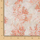 Terrakotta Koralle Bedruckte Leinwand - Ribes y Casals