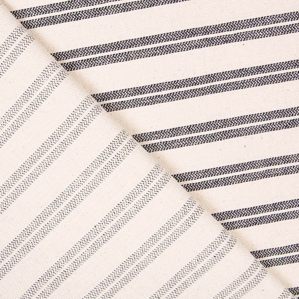 Polsterung Multi Stripes Schwarz - Ribes y Casals