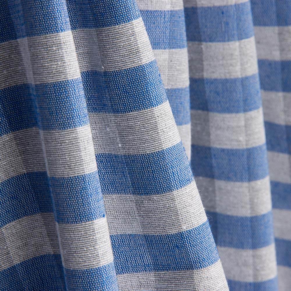 Segeltuch Plaid Manacor Grau-Royal - Ribes y Casals