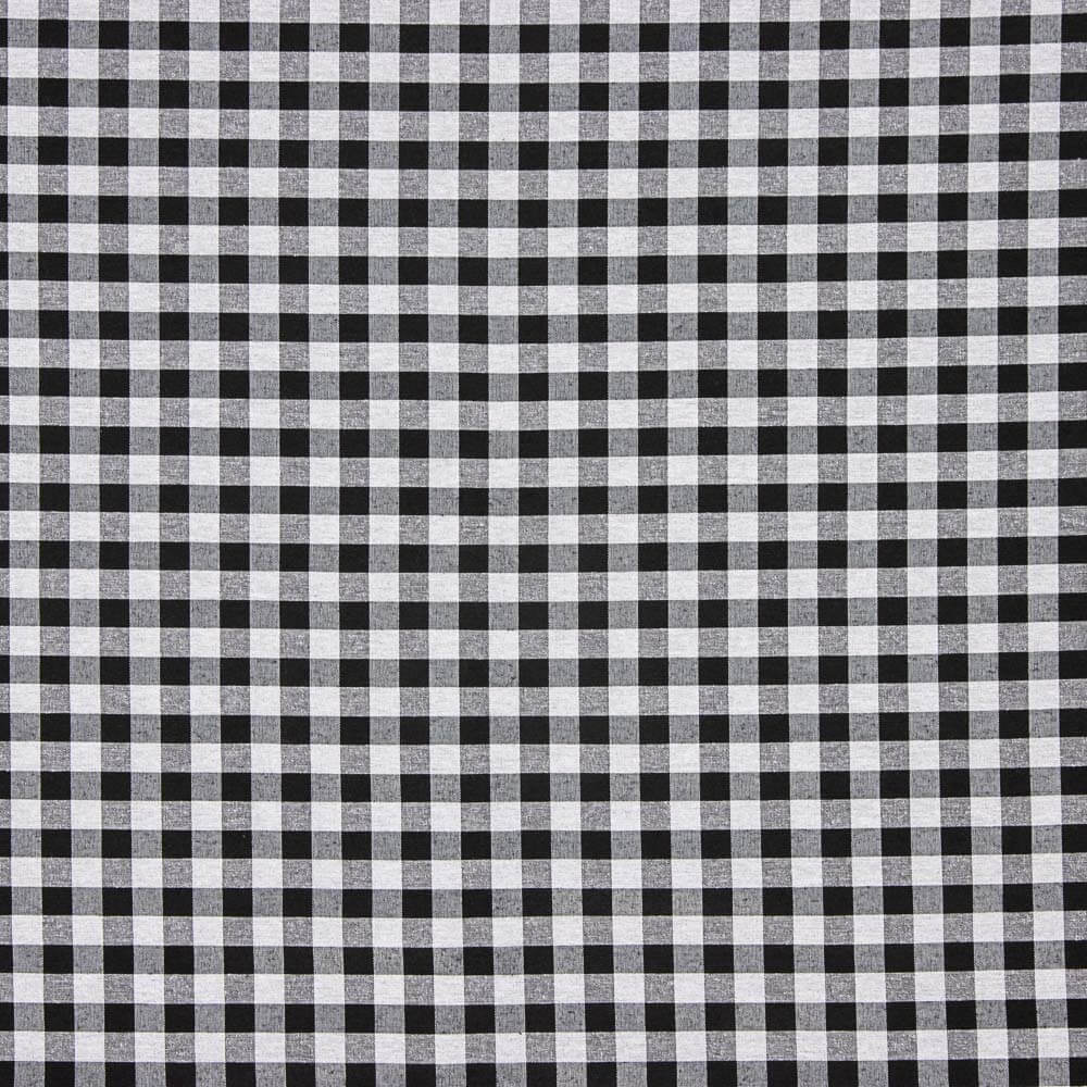 Canvas Plaid Manacor Schwarz-Grau - Ribes y Casals