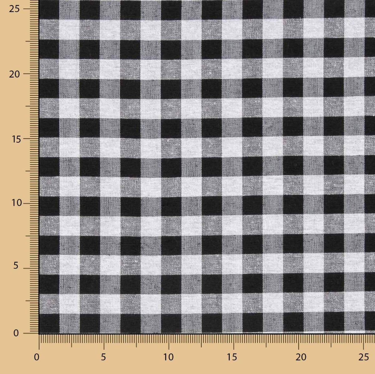 Canvas Plaid Manacor Schwarz-Grau - Ribes y Casals