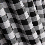 Canvas Plaid Manacor Schwarz-Grau - Ribes y Casals