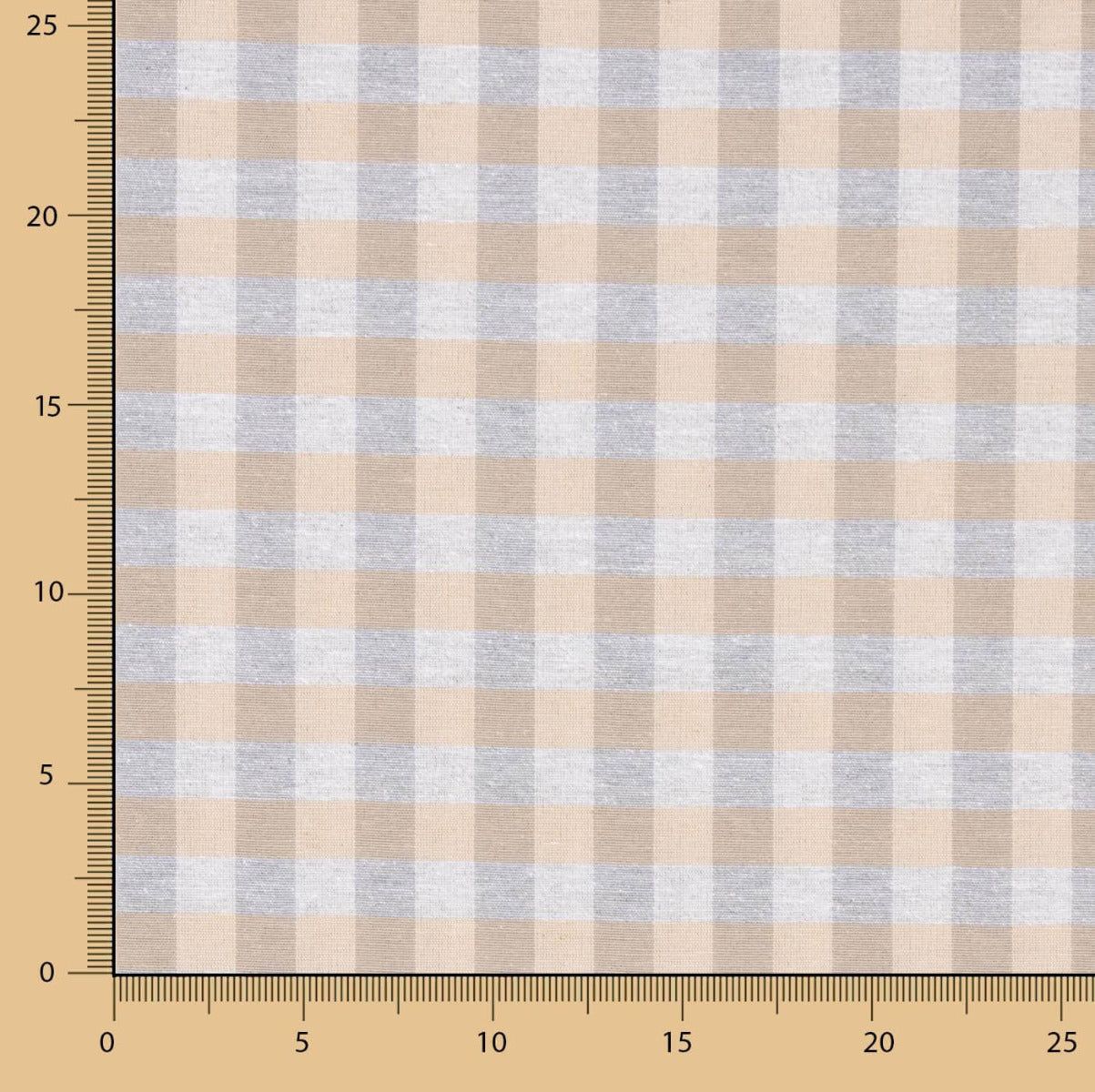 Leinwand Retal Leinwand Plaid Manacor Grau-Turrón 170x280 cm - Ribes y Casals