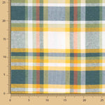 Gelb - Blaues Segeltuch Windowpane Checked Canvas - Ribes y Casals