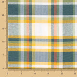 Gelb - Blaues Segeltuch Windowpane Checked Canvas - Ribes y Casals