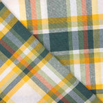 Gelb - Blaues Segeltuch Windowpane Checked Canvas - Ribes y Casals