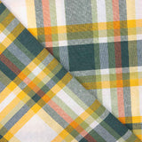 Gelb - Blaues Segeltuch Windowpane Checked Canvas - Ribes y Casals