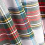 Gelb - Rotes Segeltuch Windowpane Checked Canvas - Ribes y Casals