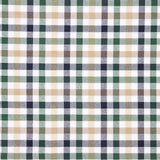 Inka Plaid Segeltuch Grün-Blau-Kamel - Ribes y Casals