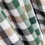 Inka Plaid Segeltuch Grün-Blau-Kamel - Ribes y Casals