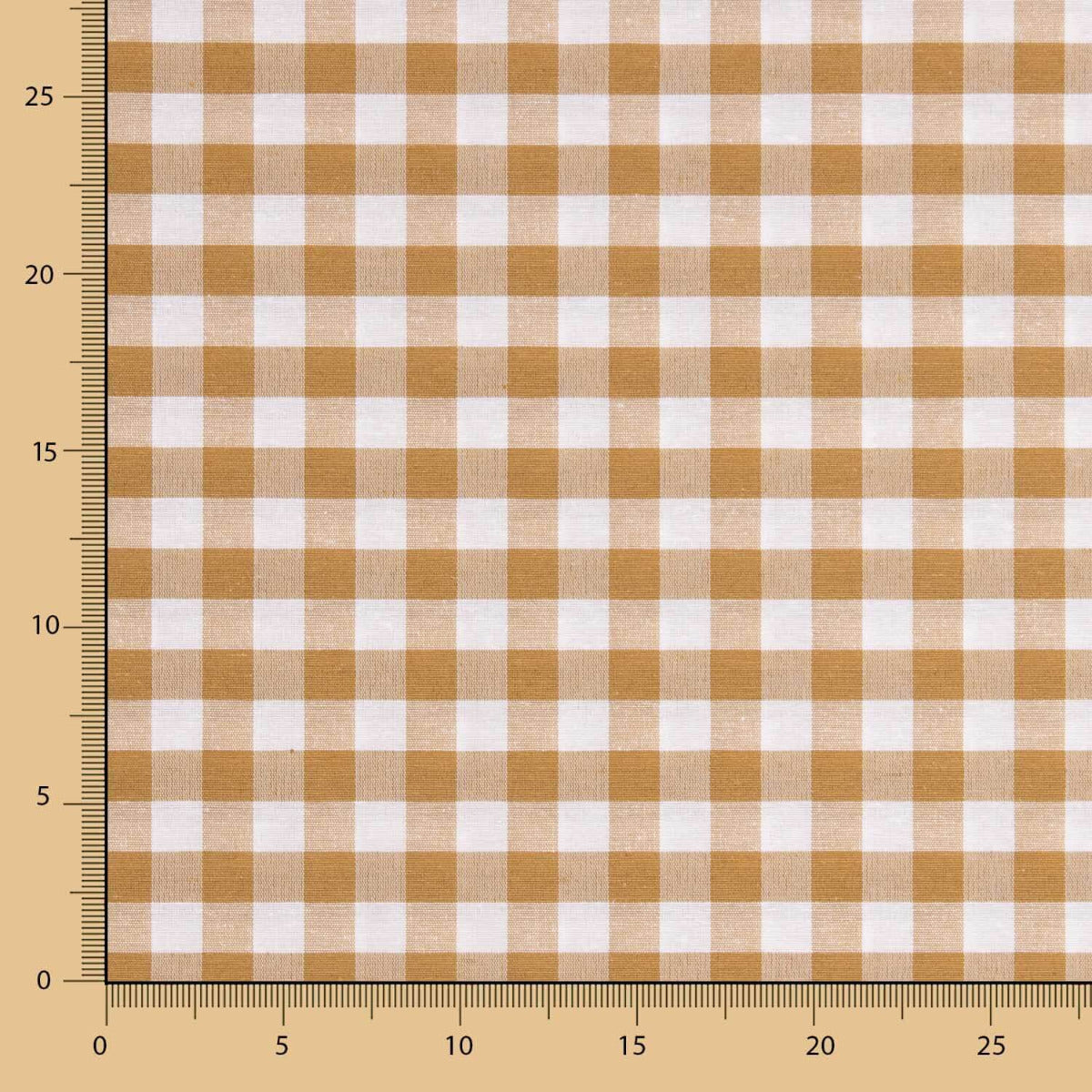Canvas Plaid Maxi Braun - Ribes y Casals